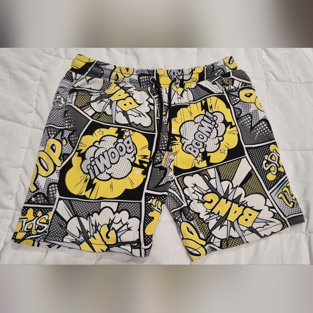 Oh Snap Men Shorts - Yellow and Black